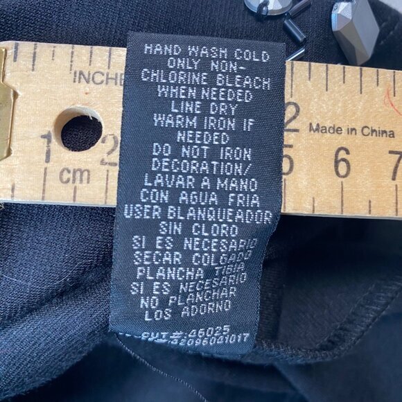 Rampage Black Studded Mini Dress XL Stretch Bodycon - Picture 5 of 11